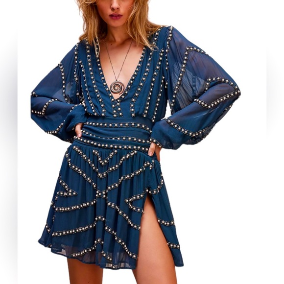 Free People Jen's Pirate Booty Odyssey Mini Dress